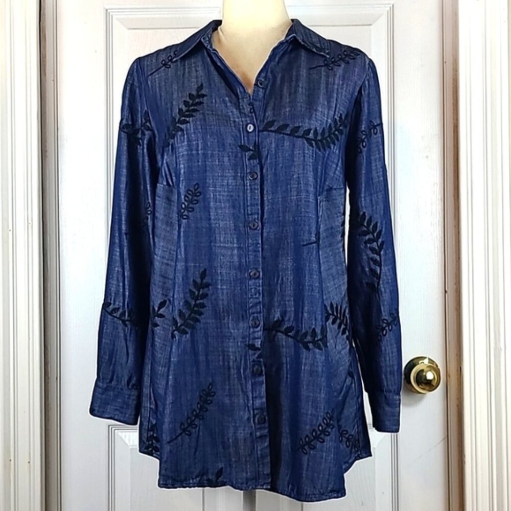 Soft Surroundings Denim Tunic